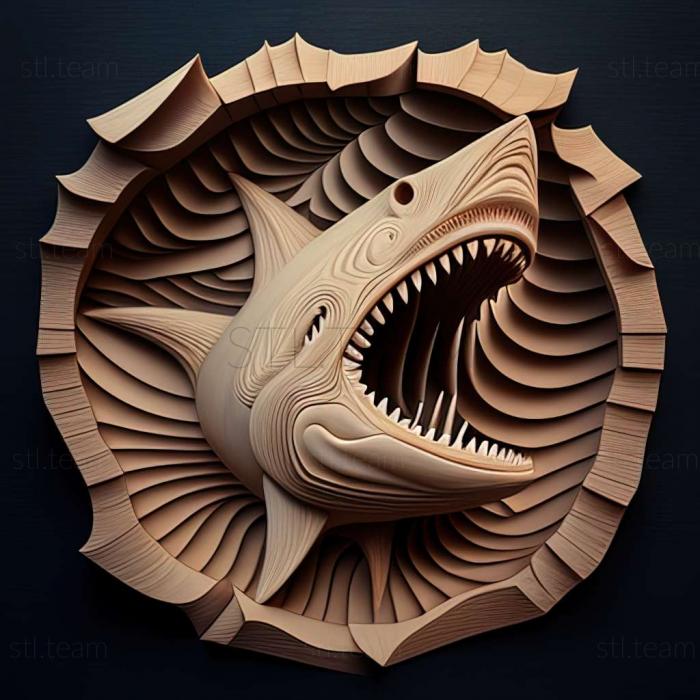 3D model Helicoprion bessonowi (STL)